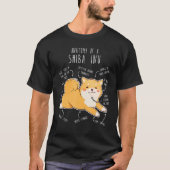 Shiba Inu Dog Anatomy Pet Red Shibe Mam Cute Doge T-shirt (Voorkant)