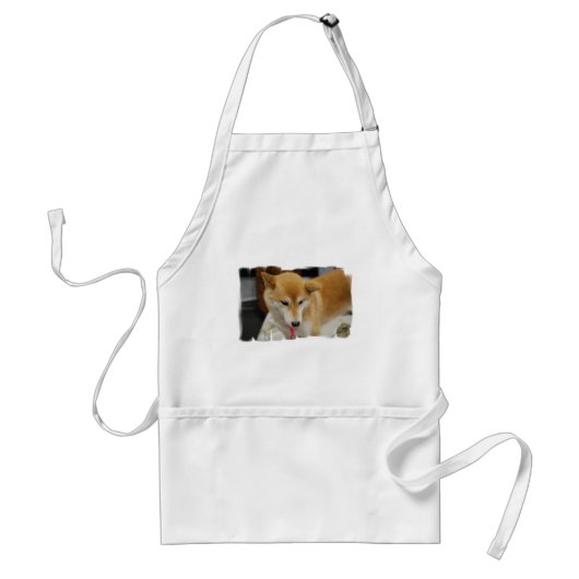 Shiba Inu Dog Apron Standaard Schort (Voorkant)