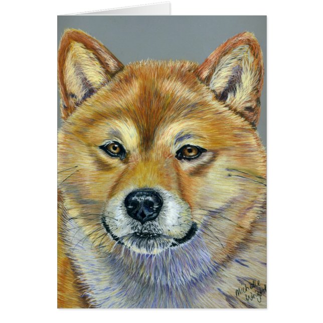 Shiba Inu Dog Art - Suki (Voorkant)