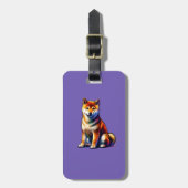 Shiba Inu Dog Bagagelabel (Voorkant verticaal)