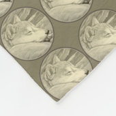 Shiba Inu Dog Blanket Dog Art Fleece Blankets (Hoek)