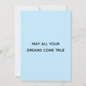 Shiba Inu Dog | Blauw en Oranje vogelgriet Kaart (Achterkant)