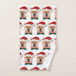 Shiba Inu Dog Breed Christmas Stars Handdoek