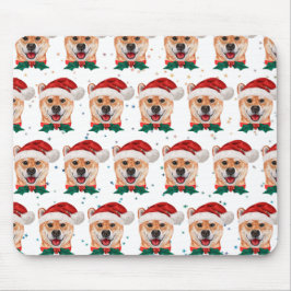 Shiba Inu Dog Breed Christmas Stars Muismat