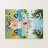 Shiba Inu Dog Camping Legpuzzel (Horizontaal)