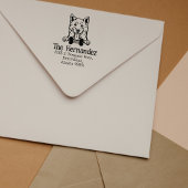 Shiba Inu Dog, Custom Return Address Rubberstempel