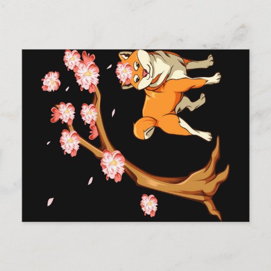 Shiba Inu Dog Funny | Betekenis van de opwarming v Aankondigingskaart (Voorkant)