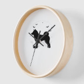 Shiba Inu Dog - Halloween Moon Silhouette Oversize (Hoek)