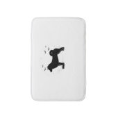 Shiba Inu Dog - Halloween Moon Silhouette Oversize Badmat (Voorkant Verticaal)