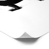 Shiba Inu Dog - Halloween Moon Silhouette Oversize Poster (Hoek)