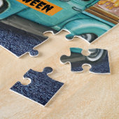 Shiba Inu Dog Halloween Truck Legpuzzel (Zijkant)