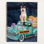 Shiba Inu Dog Halloween Truck Planner (Voorkant)