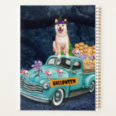 Shiba Inu Dog Halloween Truck Planner (Achterkant)