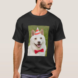 Shiba Inu Dog in Party Pet T-shirt