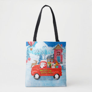 Shiba Inu Dog-kerstcadeau Snow Tote Bag