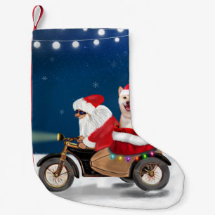 Shiba Inu Dog kerstkerstkerstman Kleine Kerstsok