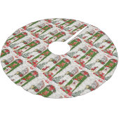 Shiba Inu Dog Kerstmis Kerstboom Rok (Gekanteld)