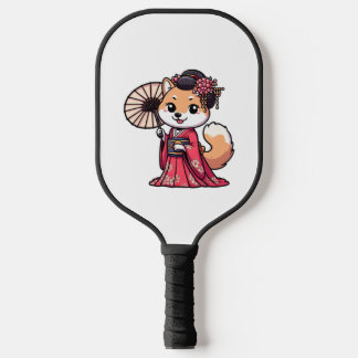 Shiba Inu Dog Kimono Pickleball Paddle