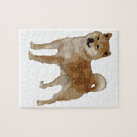 Shiba Inu Dog Legpuzzel (Horizontaal)