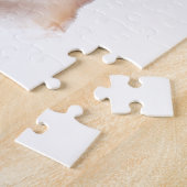 Shiba Inu Dog met Hearts Valentijnsdag Legpuzzel (Zijkant)