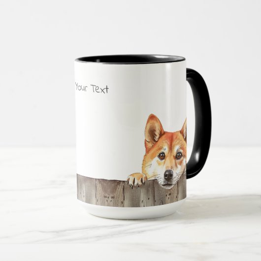 Shiba Inu Dog Mok (Voorkant rechts)