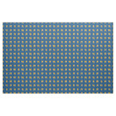Shiba Inu Dog Pattern Classic Blue Stof (Yard (91,4 cm))
