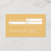 Shiba Inu Dog Pet Care Sitting Bathing & Grooming Afsprakenkaartje (Achterkant)