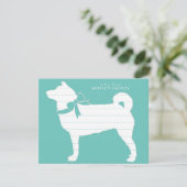 Shiba Inu Dog Puppy Bedankkaart (Staand voorkant)