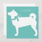 Shiba Inu Dog Puppy Bedankkaart (Voorkant / Achterkant)