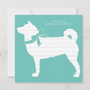 Shiba Inu Dog Puppy Bedankkaart