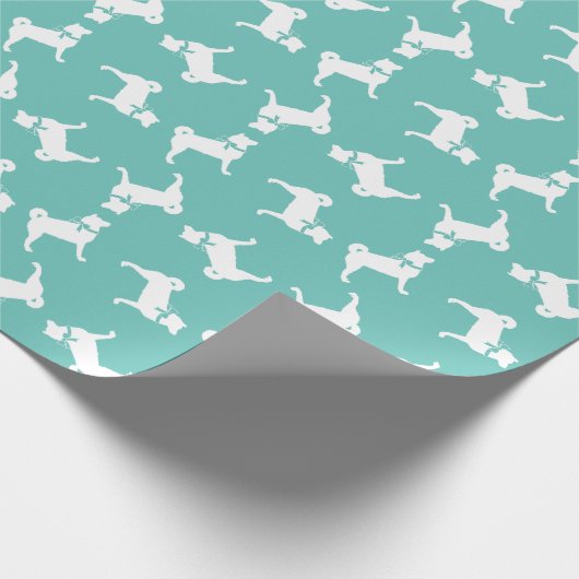 Shiba Inu Dog Puppy Cadeaupapier (Hoek)