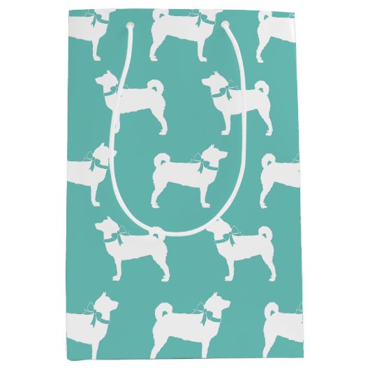 Shiba Inu Dog Puppy Medium Cadeauzakje (Voorkant)