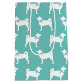 Shiba Inu Dog Puppy Medium Cadeauzakje (Achterkant)