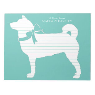 Shiba Inu Dog Puppy Notitieblok