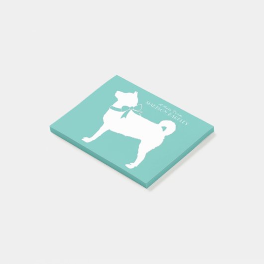 Shiba Inu Dog Puppy Post-it® Notes (Schuin)