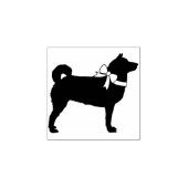 Shiba Inu Dog Puppy Rubberstempel (Afrduk)
