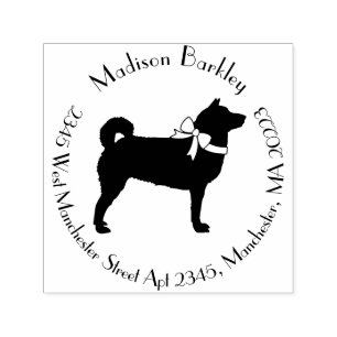 Shiba Inu Dog Puppy Zelfinktende Stempel