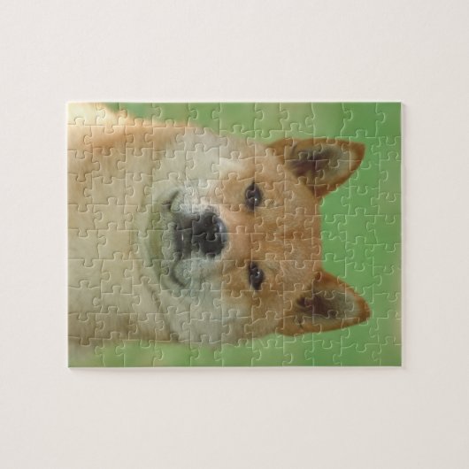Shiba Inu Dog Puzzle Legpuzzel (Horizontaal)