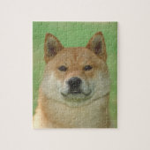 Shiba Inu Dog Puzzle Legpuzzel (Verticaal)