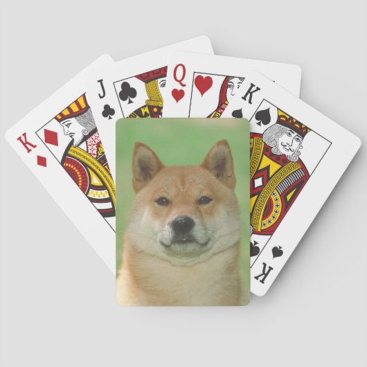 Shiba Inu Dog-speelkaarten Pokerkaarten (Achterkant)