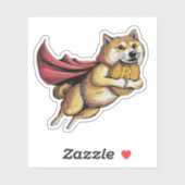 Shiba Inu Dog Sticker (Vel)