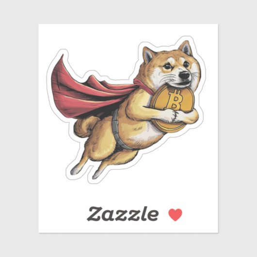 Shiba Inu Dog Sticker (Vel)