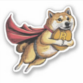 Shiba Inu Dog Sticker (Voorkant)