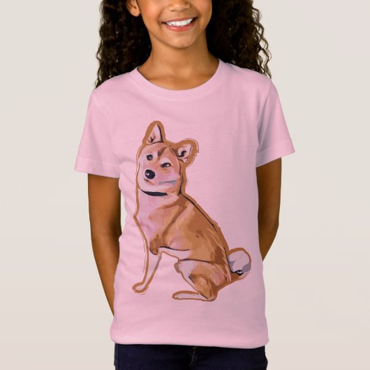 Shiba Inu Dog T-shirt (Voorkant)