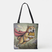 Shiba Inu Dog Tote Bag (Achterkant)