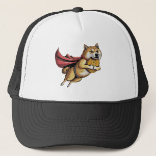 Shiba Inu Dog Trucker Pet