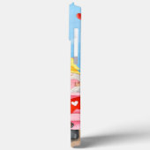 Shiba Inu Dog Valentijnsdag Truck Hearts Case-Mate iPhone Case (Achterkant / Links)