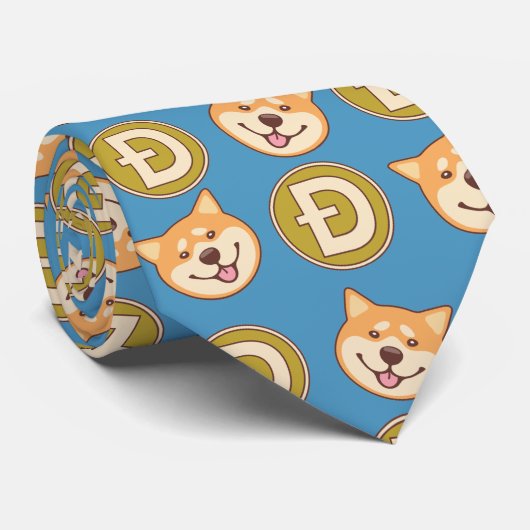 Shiba Inu Dopostas Stropdas (Opgerold)