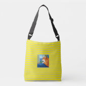 Shiba Inu en MT Fuji crossbody tas (Voorkant)