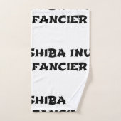 shiba inu fancier bad handdoek (Handdoek)